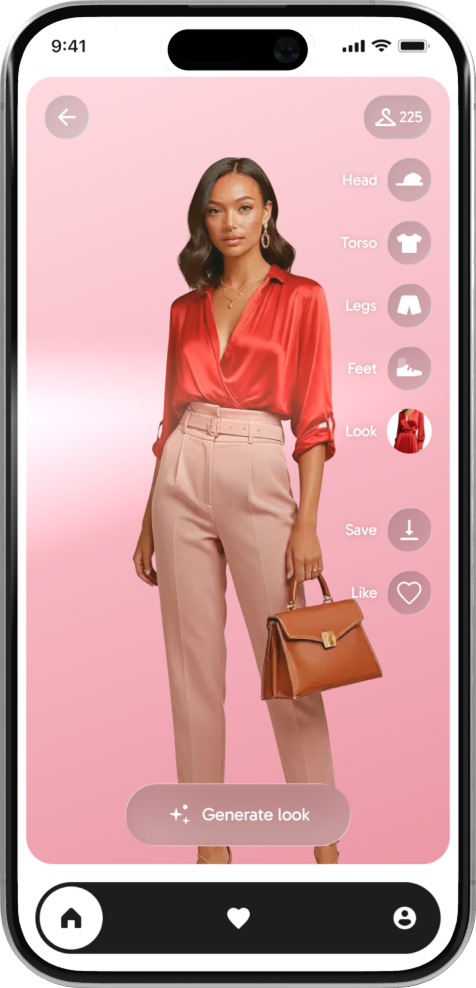 Looksy app — after look